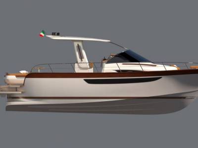New Gozzi dayboat to make debut at Genoa