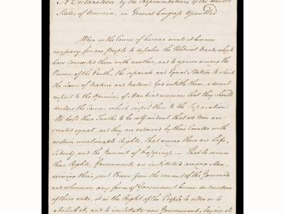 Potential First Report of American Independence to Reach Britain to Go on Display at the National Maritime Museum