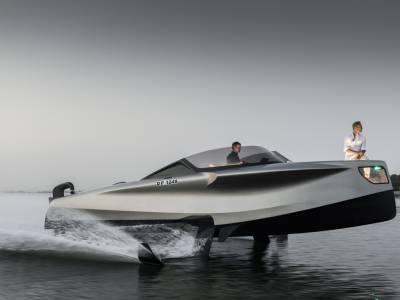 Enata Group unveils ‘flying’ carbon foiling dayboat and new partnerships