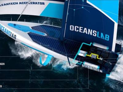 OceansLab announces partners for hydrogen-electric race yacht