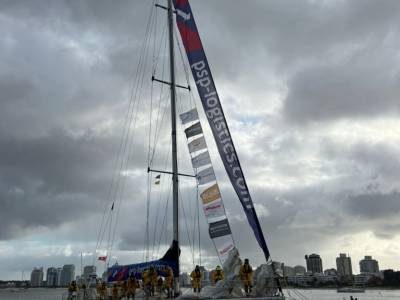 Five Scottish Nationals have crossed the Atlantic Ocean as part of the Clipper Round the World Yacht Race