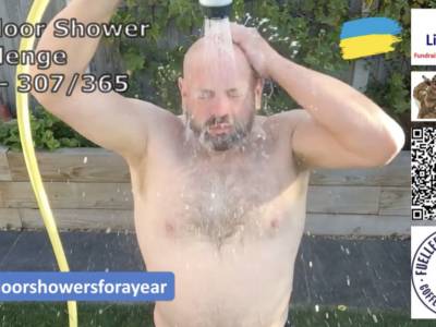 Lifeboat volunteer takes 365 cold showers to highlight dangers of drowning