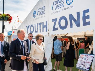 The Princess Royal joins North Sails Cowes Week for historic 200th anniversary