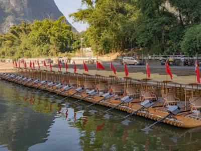 ePropulsion sustainably mobilises hundreds of Bamboo Rafts in Guilin Li River