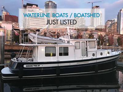 Nordic Tugs 37 - Just Listed at Waterline Boats / Boatshed Everett