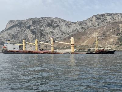 Gibraltar spillage fears after bulk carrier and cargo ship collide
