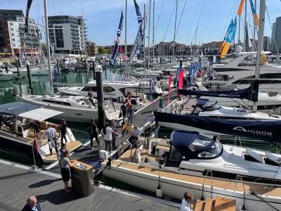 Sail and electric boating brands at 2023 South Coast & Green Tech Boat Show