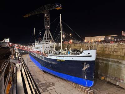 Steamship Shieldhall completes a successful Dry Dock ahead of a busy 2026 sailing season
