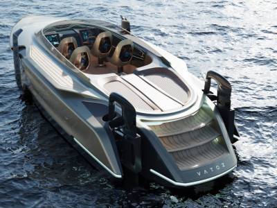 Enata unveils Vatoz foiling yacht