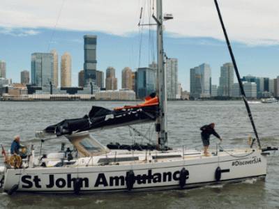 One of the World’s Greatest Adventurers Sails Atlantic for Charity