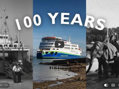 Wightlink marks centenary of key Island ferry route