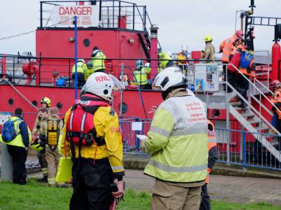 Large scale multi emergency services exercise in Gravesend