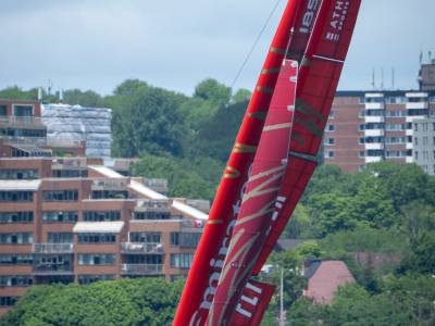 Emirates GBR out of racing on day two of the Canada Sail Grand Prix