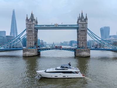Bespoke Sanlorenzo yacht arrives in London to star in immersive experience