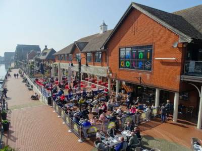 Retail units fully let at Sovereign Harbour