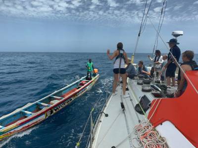 McIntyre Ocean Globe Yacht rescues drifting mariner 90 miles off Dakar in Pirate waters