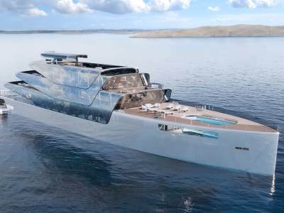 This futuristic 3D-printed superyacht is ‘virtually invisible’