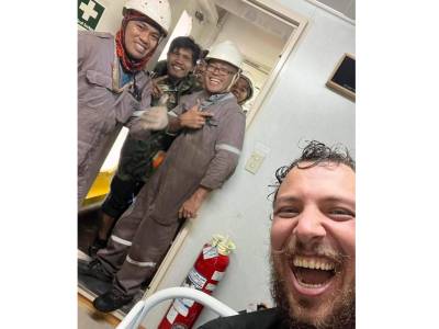 Solo sailor’s dramatic rescue after suspected sunfish collision