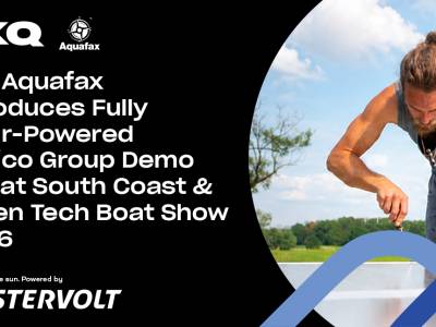 LKQ Aquafax Introduces Fully Solar-Powered Navico Group Demo Van at South Coast & Green Tech Boat Show