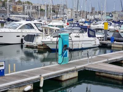 First UK charging network for electric boats launches in Plymouth