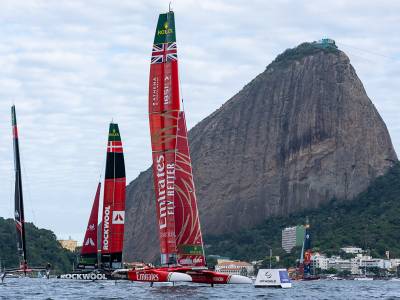 Emirates GBR SailGP Team Face Tough Opening Day in Rio