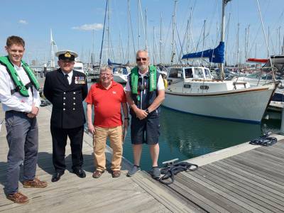 Former Sea Cadet donates his boat to raise funds for the Gosport Sea Cadets