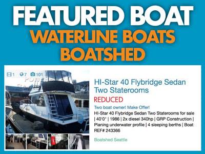 Waterline Boats / Boatshed Featured Boat – HI-Star 40 Sedan