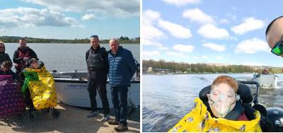 New wheelchair accessible powerboat launched in Renfrewshire