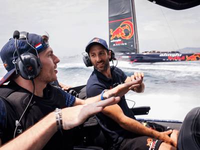 Max Verstappen experiences F1 of the seas with Alinghi Red Bull Racing in Barcelona