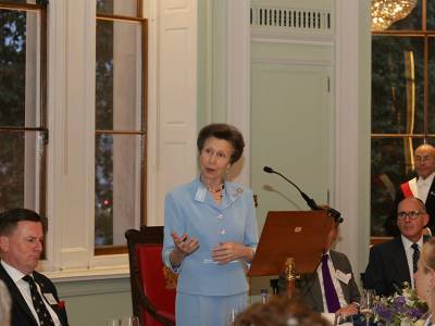 UKSA welcomes HRH The Princess Royal for Founders’ Club dinner