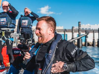 Ewan McGregor joins Emirates GBR for ‘one hell of sailing lesson’