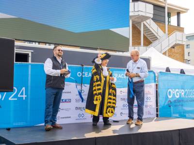 Lord Mayor of Southampton opens Race Village for the Ocean Globe Race