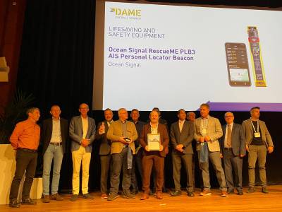 Ocean Signal wins overall DAME Award 2022