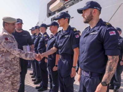 Royal Navy warships begin World Cup security mission