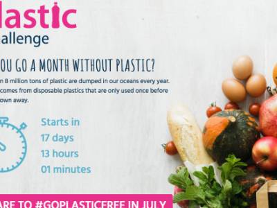 Take on the Plastic Challenge this July
