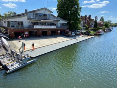 New pontoon improves accessibility at Marlow Rowing Club