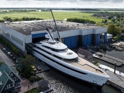 In pictures: Feadship’s 76m Project 822 hits the water
