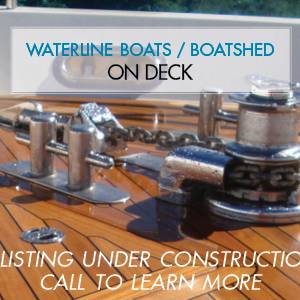 Powerboats On Deck at Waterline Boats / Boatshed Seattle