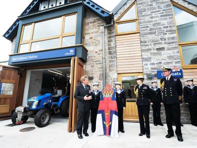 Dart RNLI lifeboat station opened by Her Royal Highness The Princess Royal