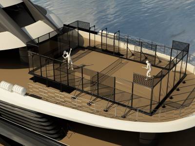SSCo’s Padel Court brings game to superyachts