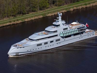 Lürssen’s secretive 90-metre Norn makes maiden voyage