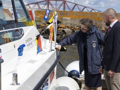 Princess Anne launches first Wetwheels boat in Scotland
