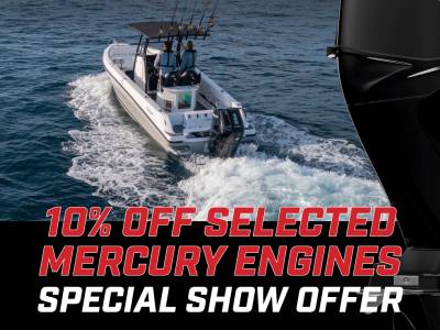 Barrus reveals special 10% Mercury engine offer ahead of Southampton International Boat Show