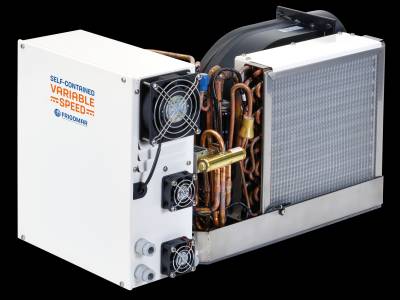 Frigomar self-contained unit 24V/48V DC with variable speed