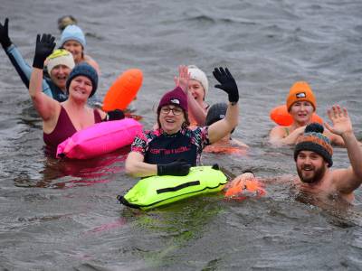 Cold water dipping launches at Lisvane and Llanishen Reservoirs
