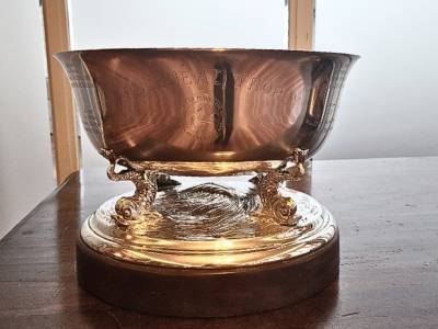 Calling all challengers – Royal Racing Yacht Bluebottle brings Marblehead Trophy to the UK for the first time