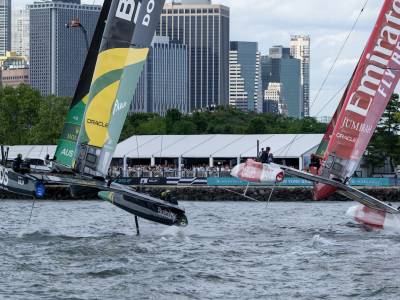 Emirates GBR narrowly misses out on win at New York Sail Grand Prix