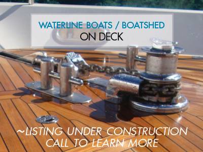 60' Tug Conversion - On Deck at Waterline Boats / Boatshed Seattle