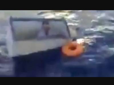 WATCH: Fisherman adrift in freezer for 11 days