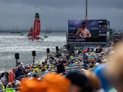 Emirates GBR ‘disappointed’ with result after fine margins saw them miss out on event final at ROCKWOOL Germany Sail Grand Prix